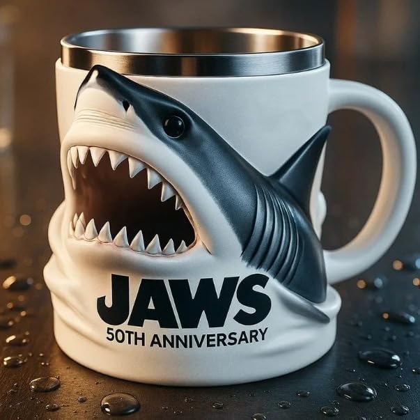 🦈🦈 Чаша с голямата бяла акула