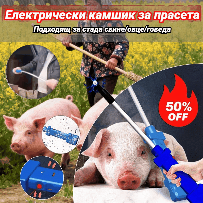 【🏆 Най-продавани продукти】 🐖🐏🐂 Електрически инструмент за свински машини