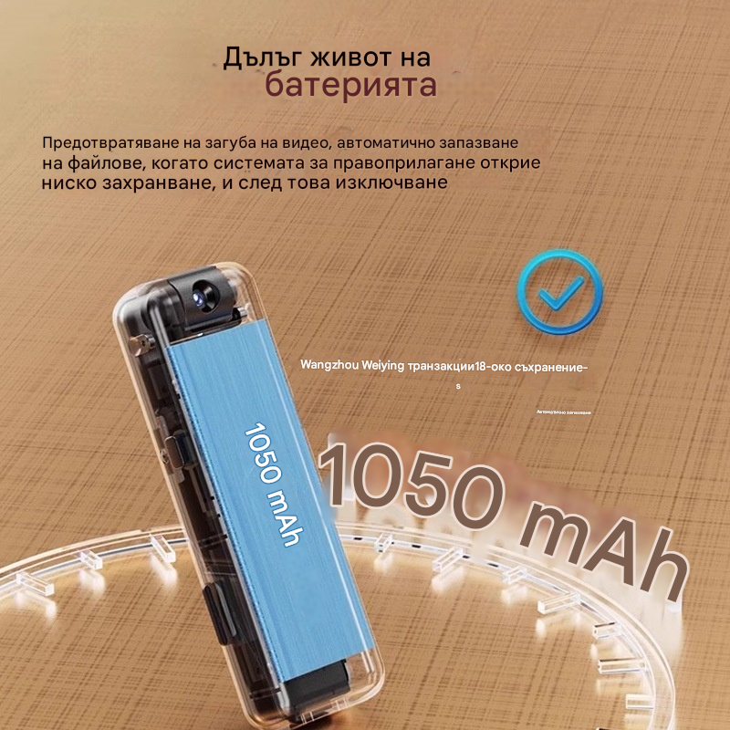 🔥【Офертата е за ограничено време!】⏳Висококачествена камера, преносим рекордер за носене на гърди, професионална екшън камера.