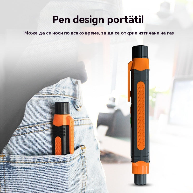 🔥Детектор за течове на горими газове тип писалка, инструмент за откриване и алармиране на течове на природен газ и въглищен газ.