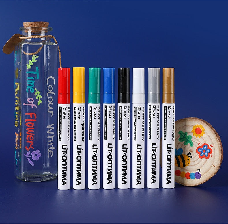 🔥Водоустойчив маркер за боя за автомобилни гуми/маркер за метална боя