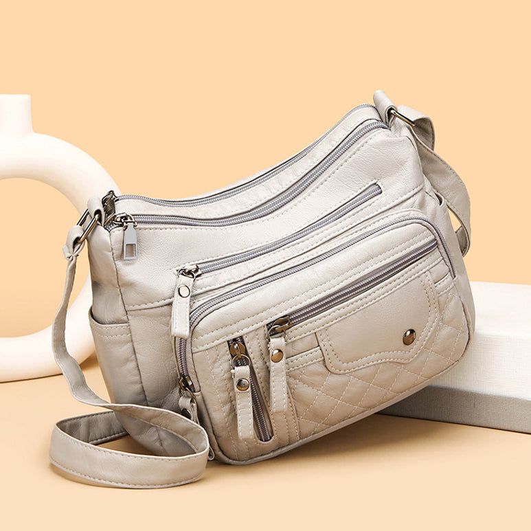 🔥【30% отстъпка】2026 Нова чанта през рамо/кръстосана чанта с голям капацитет от мека кожа за