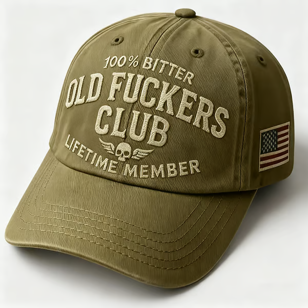 🔥 Клуб на старите е*аци - Винтидж памучна бейзболна шапка