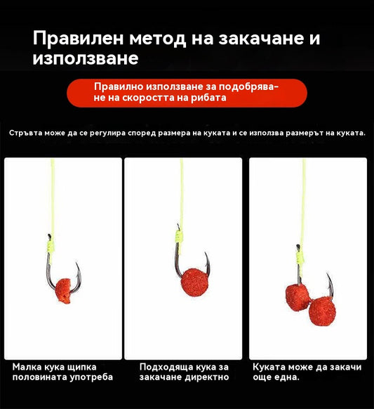 🎣🎣Нова стръв за 2026 г. 🐟 1 бутилка 50 г – Повече на същата цена Гранулирана стръв — Голяма риба, хваната за секунди