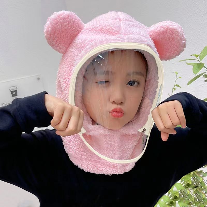 ❄️Зимна необходимост: Еднокомпонентна ветроустойчива маска за лице за деца✅ Допълнително удебелена с памук✅ Прахоустойчива и ветроустойчива