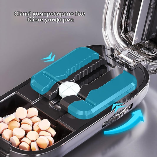 💊🧰 Преносим, херметически затворен и влагоустойчив многофункционален органайзер за хапчета