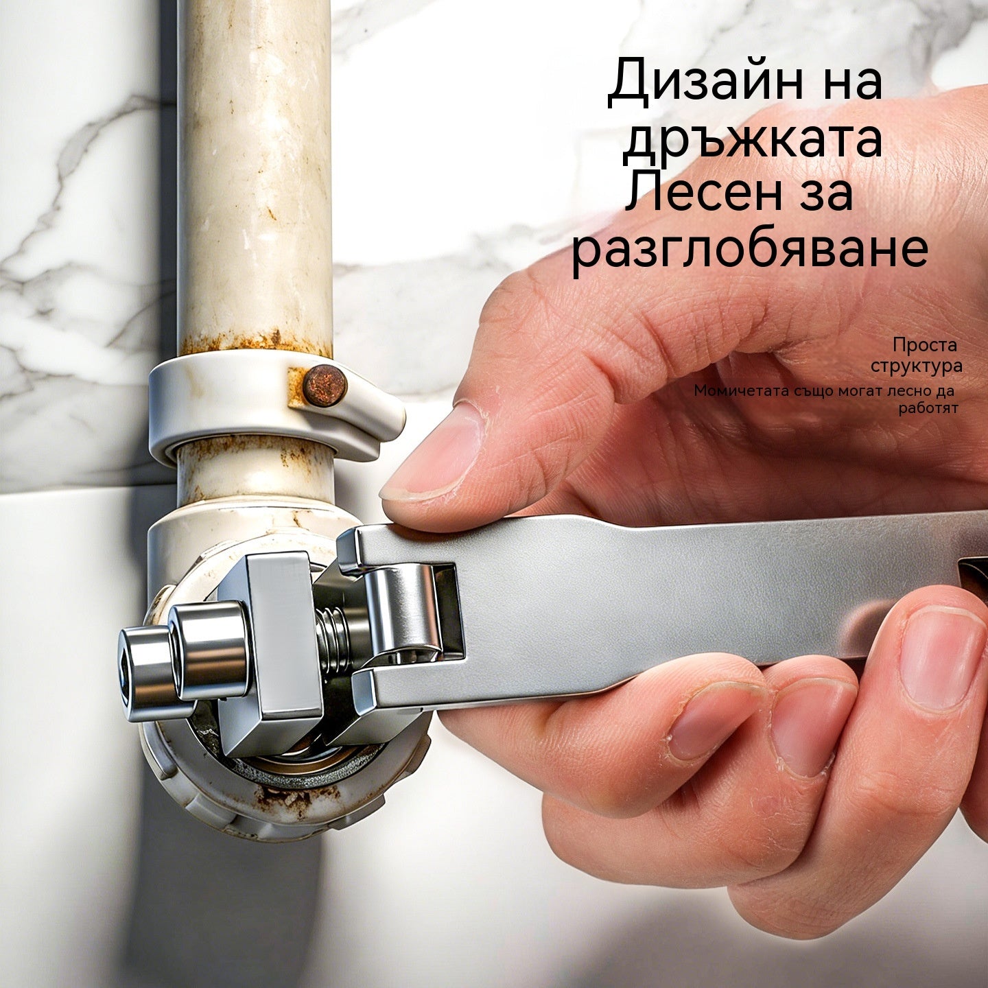 👍👍Нов инструмент за издърпване на счупен кабел за кран с универсален ъглов вентил. Подходящ за 4-точкови и 6-точкови водопроводни тръби.