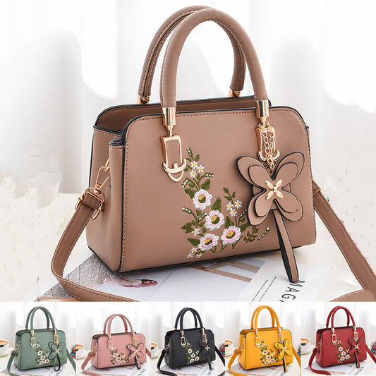 🔥【Ново, горещо продавано】 Елегантна бродирана модна чанта/чанта през рамо/чанта през рамо с голям капацитет за жени