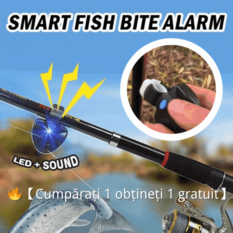 【🔥Купете 1, вземете 2 безплатно】🎣Алармен сигнализатор за риба с електронен въдица. Не пропускайте рибата