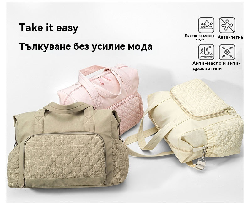 🧰Пътна чанта с голям капацитет и отделяне на мокри и сухи вещи през рамо