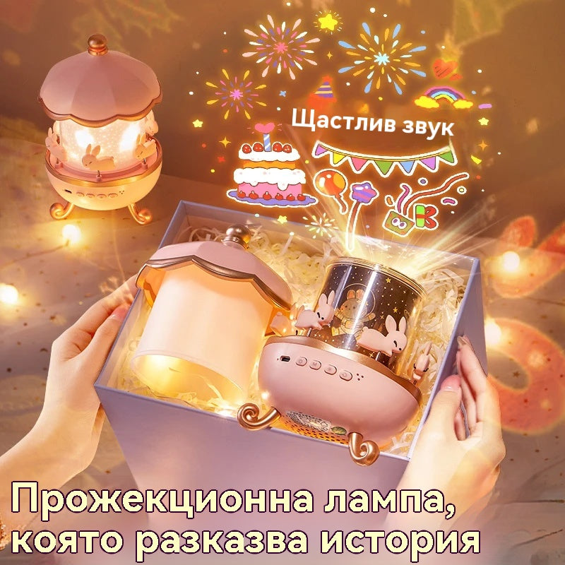 🌃Въртящ се звезден проектор---🎂Подарък, на който децата не могат да устоят