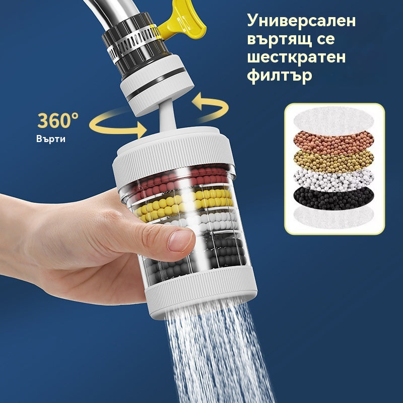 🚿Филтър за кран за пречистване на чешмяна вода в домакинството