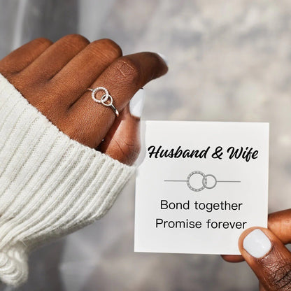 💍Луксозен двойно заключващ се пръстен за жени