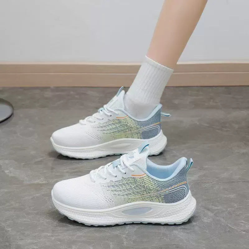 ✨【36-41】🔥👟2026 Нови дишащи дамски обувки с мека подметка Flyknit