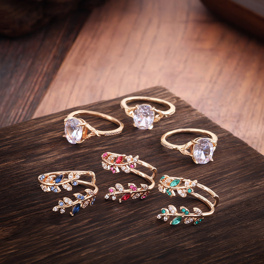 💎💍Луксозен меден пръстен, инкрустиран с циркони – романтичен подарък за любимия човек.