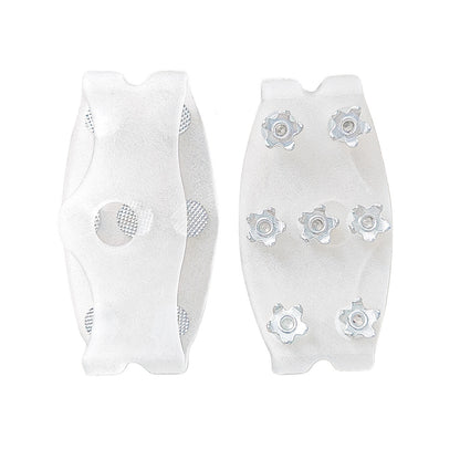 👴🚶🏔️❄️Купете един, вземете втори безплатно🔥【Подобрени】Невидими 7-зъбни противоплъзгащи котки, подходящи за снежен туризъм, алпинизъм, скално катерене и зимни ледени повърхности.