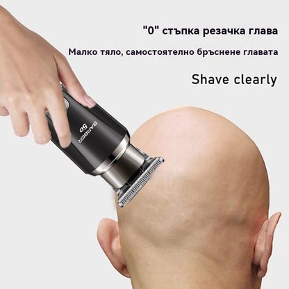 Професионален комплект електрическа машинка за подстригване с дигитален дисплей за домашна употреба