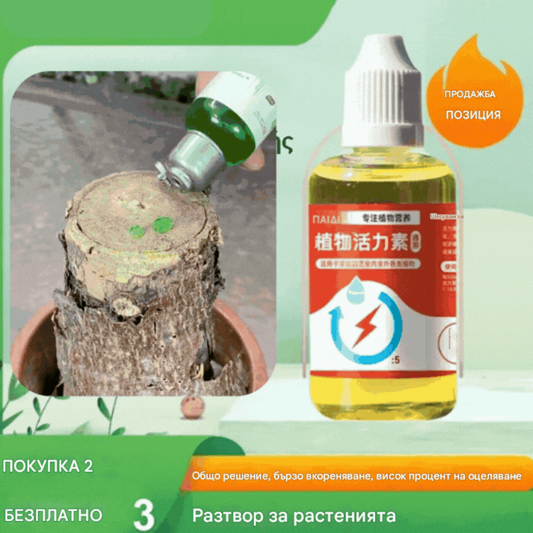 🌱Транзитен разтвор за подпомагане на растежа на растенията