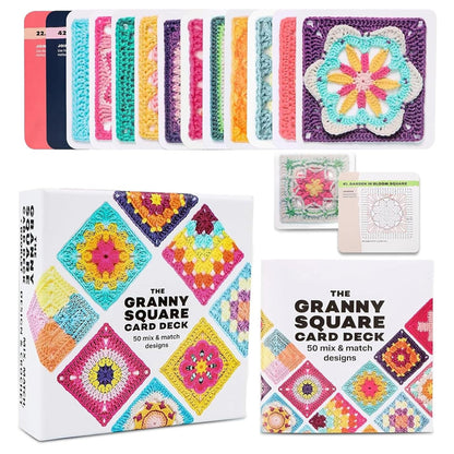 🔥Горещи продажби🔥🧩🧷【50 уникални дизайна】Комплект картички за плетене на една кука