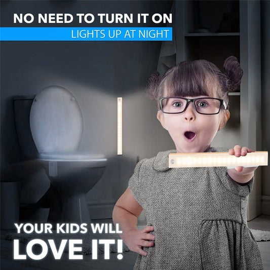 🔥【Купете 1, вземете 1 безплатно】Умна магнитна LED светлина със сензор за човешко тяло