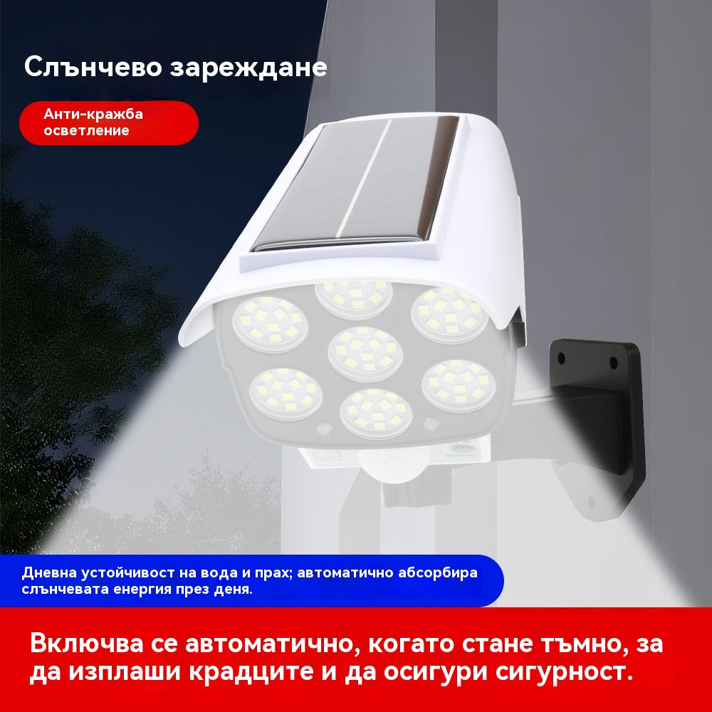 ☀️🚨💡ГОРЕЩИ ОФЕРТИ 2026💥Соларна лампа със сензор за движение тип камера