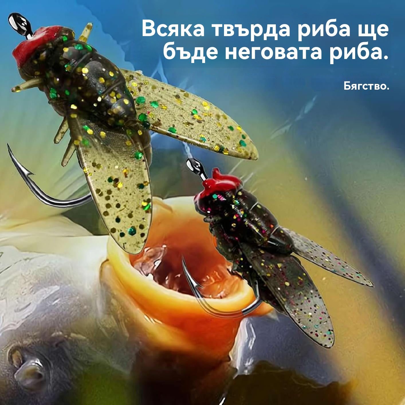 🔥【Най-продавани】Бионична стръв за мухи