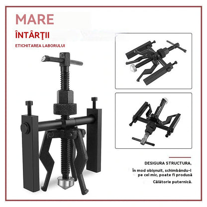 📍🛠️Тричелюстна скоба за лагери, инструмент с двойно предназначение за сваляне, демонтаж и поддръжка на гуми на триколки и мотоциклети