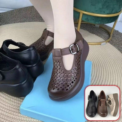 😍Най-ниска цена за ограничен период от време👡【35-40】Нови дамски ежедневни обувки с дебели подметки, мода 2026