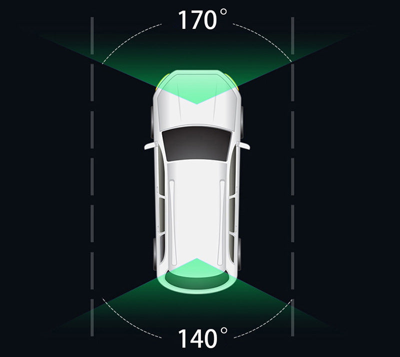🚗👀Висококачествен 1080P запис на шофиране с три обектива и същия екран с изображение за задно виждане, WIFI за мобилен телефон, автомобилен DVR