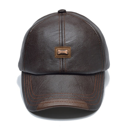 Ограничена оферта: 42% отстъпка! 🔥 Нов модел кожена бейзболна шапка за есен и зима 2025, модна и универсална.