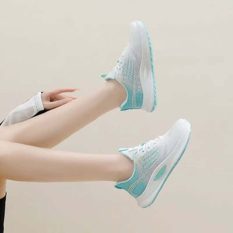 ✨【36-41】🔥👟2026 Нови дишащи дамски обувки с мека подметка Flyknit