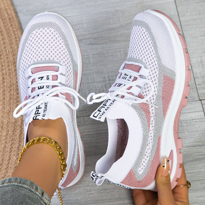 🌸👟Нови пролетни спортни обувки Flyknit от мрежеста материя за жени