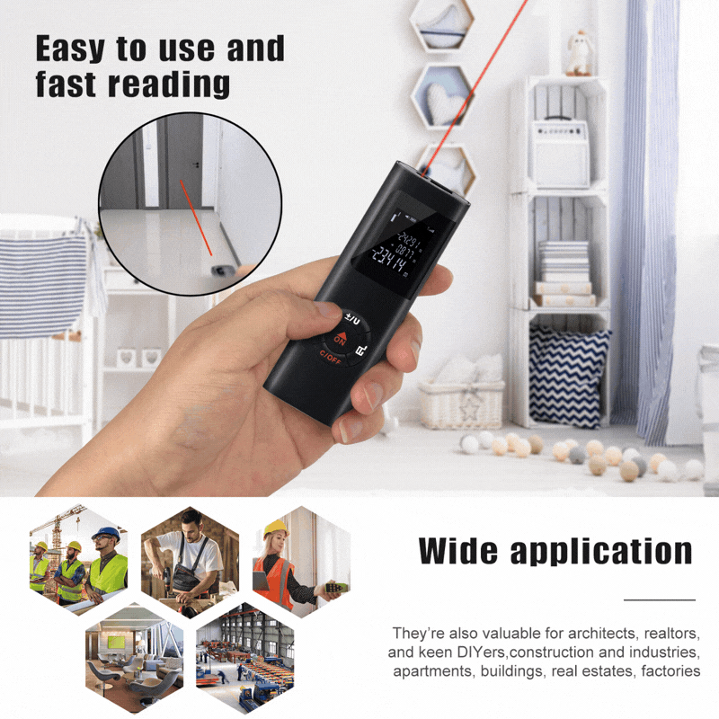 🔥🔥Специална оферта за ограничено време【40 м】Нов модел лазерен далекомер