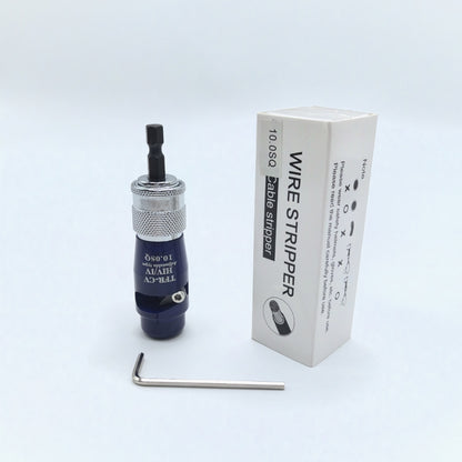 ⚒【2.5mm/4mm/6mm²/10mm²】 Ротационен инструмент за оголване на кабели,Алуминиево устройство за оголване на електрически кабели