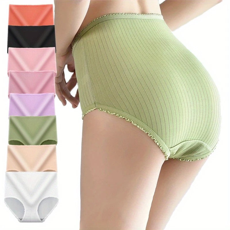 🩲【🔥Комплект от 8 части】 Дамски труси от чист памук