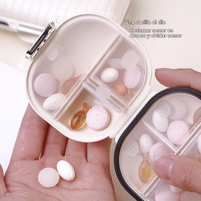 🔥💊【Купете 1, вземете 1 безплатно】🎁Многофункционална влагоустойчива кутия за съхранение със 7 решетки, преносима кутия за лекарства, кутия за бижута