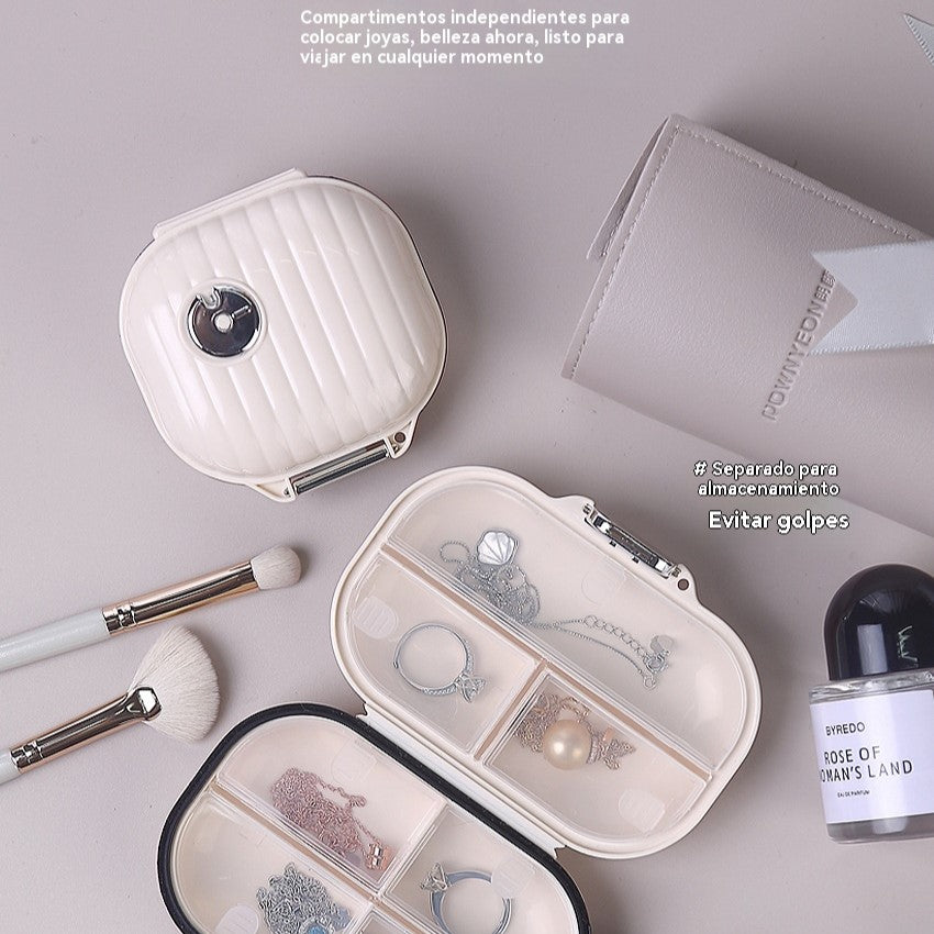 🔥💊【Купете 1, вземете 1 безплатно】🎁Многофункционална влагоустойчива кутия за съхранение със 7 решетки, преносима кутия за лекарства, кутия за бижута