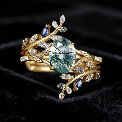 💎💍Луксозен меден пръстен, инкрустиран с циркони – романтичен подарък за любимия човек.