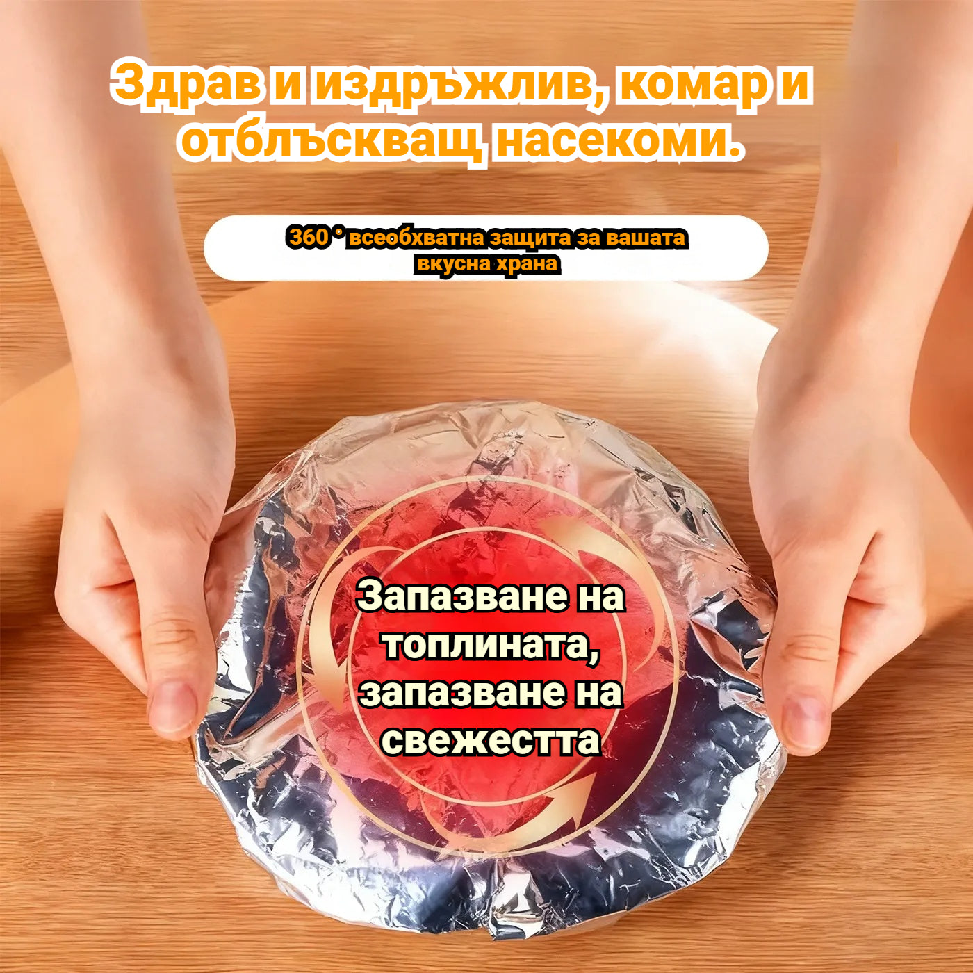 📢📢 50% ОТСТЪПКА! ⏰ Изолационен калъф от алуминиево фолио