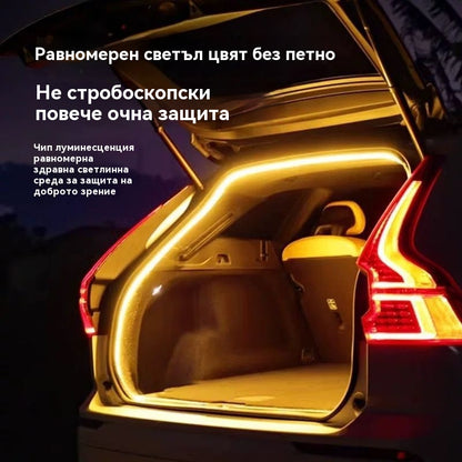 🚗Автоматична LED светлина за багажник | Висока яркост, лесен монтаж, съвместима с 99% от превозните средства