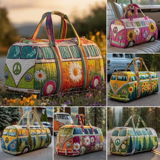 🔥👜Пътна чанта с подплънки Hippie Van