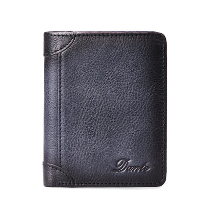 👝Купете 1, вземете 1 безплатно! 👝✨ Нов мъжки портфейл от естествена кожа със защита против кражба