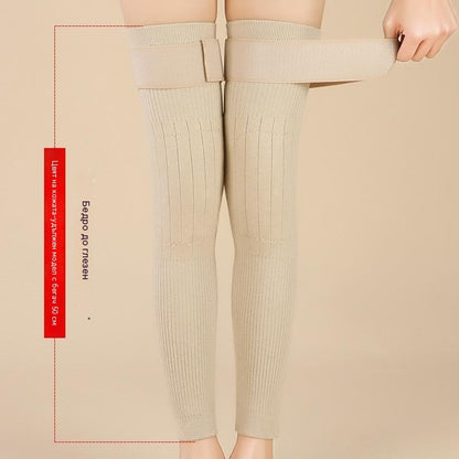 🦵🔥 Дълги зимни термо наколенки – облекчение от студ и болки в ставите, топли и неплъзгащи се