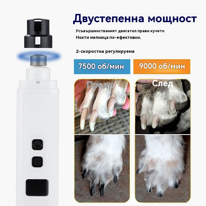 🐕‍🦺🐱🏆 Над 50 000 продадени бройки! — Почти разпродадени! 🔥🎁 LED нокторезачка за домашни любимци - нежна към ноктите