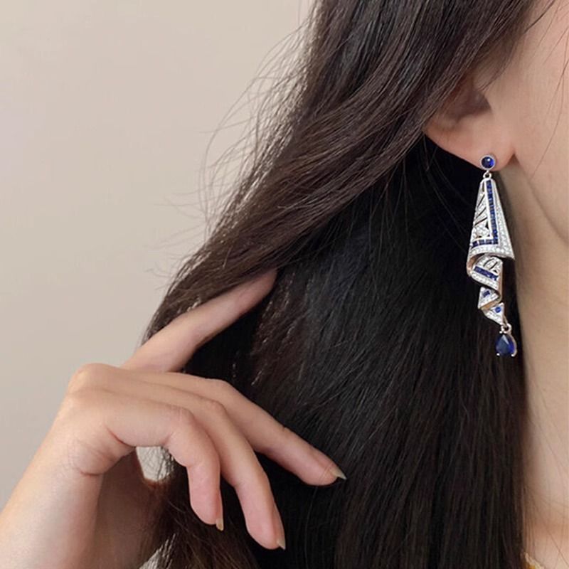 【💥50% отстъпка】 😍Специални💎 Винтидж сатенени обеци