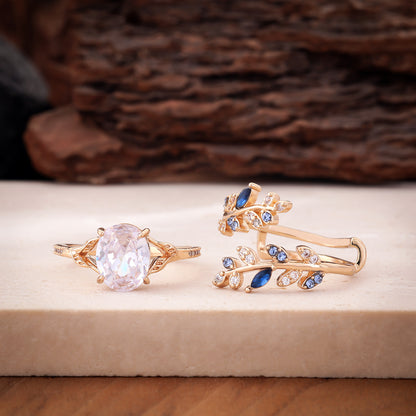 💎💍Луксозен меден пръстен, инкрустиран с циркони – романтичен подарък за любимия човек.