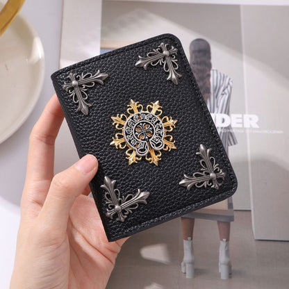 👛Портфейл с шарка на личи от Chrome Hearts комбинация от стил и практичност