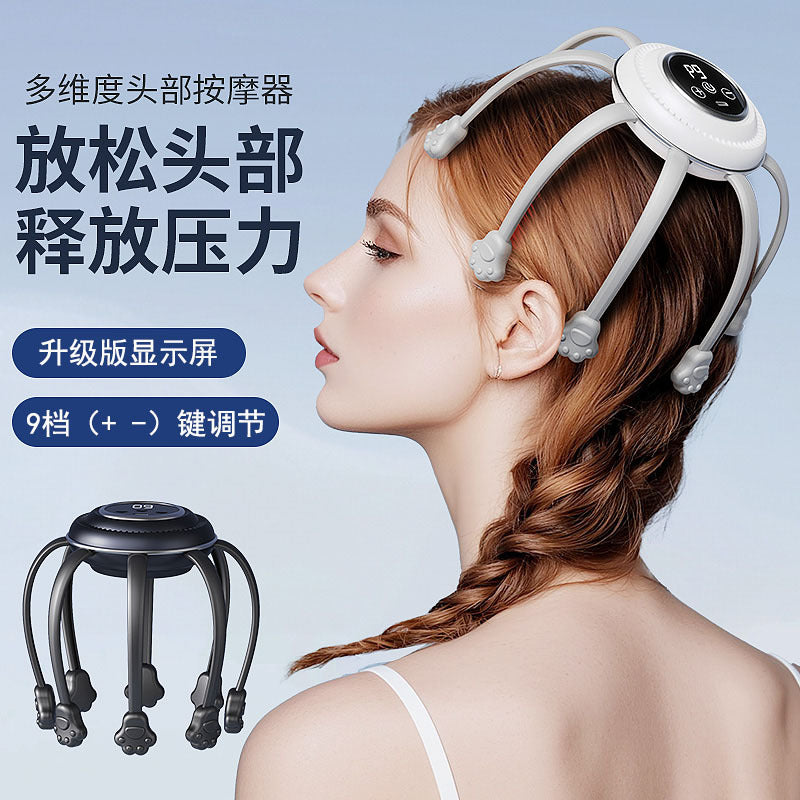 ✨😌Електрически масажор за скалп с нокът