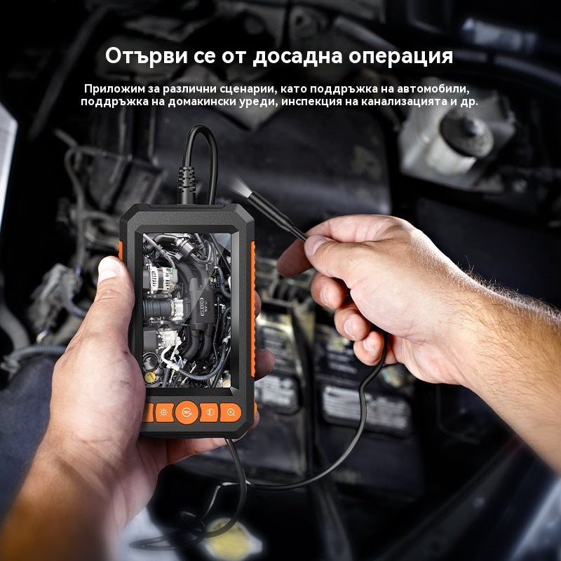 🛠️🎥Камера за тръбопроводи за индустриален ремонт на автомобили с дисплей