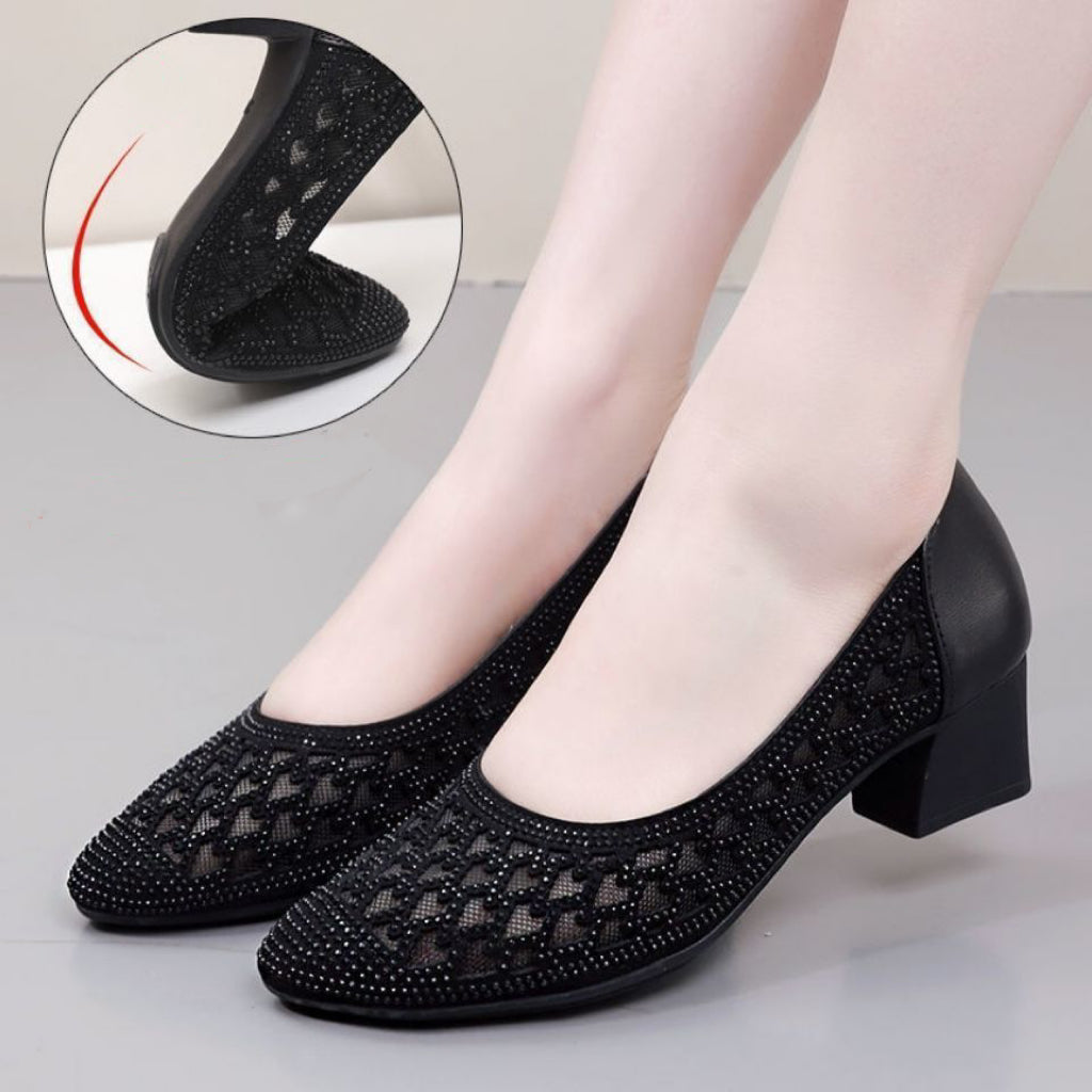 【30%OFF】🔥Гореща разпродажба🔥【35-41】2026 Нови дамски мрежести модни обувки с издълбани крачоли